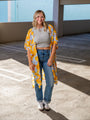 Poppy Field - Duster Kimono