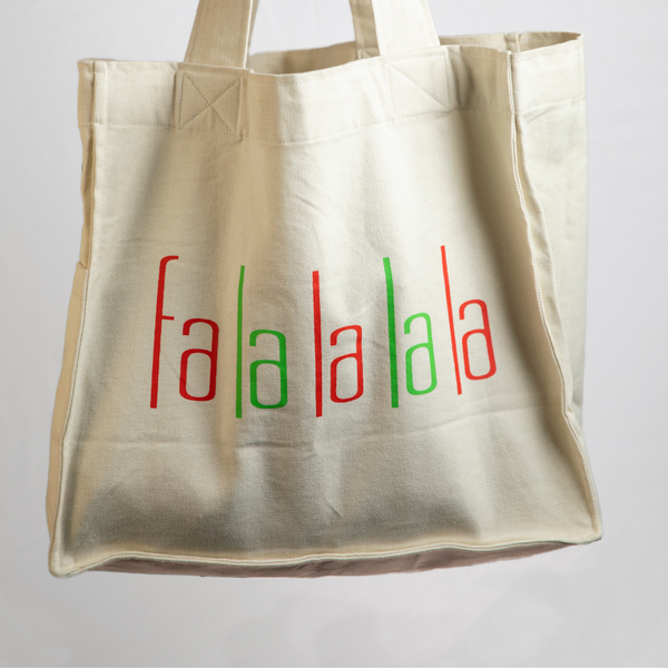 Fa la la  Grocery Tote